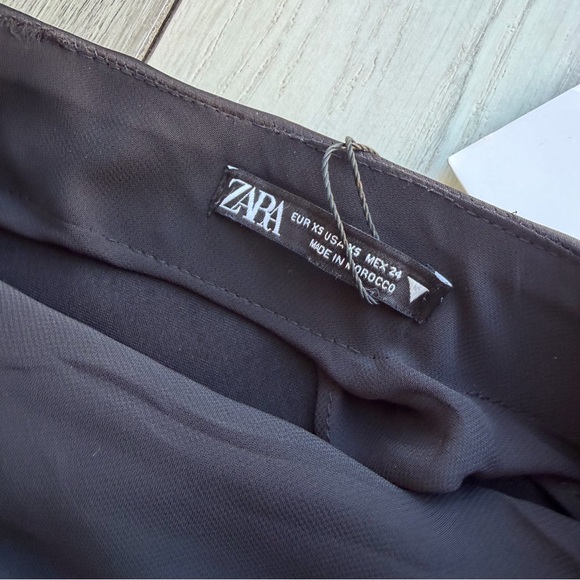 Zara Black Satin Effect Dress - Picture 5 of 13